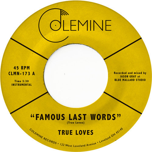 True Loves- Famous Last Words [ VINYL LP ]