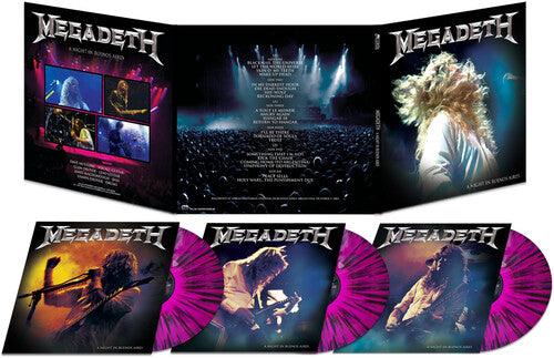 Megadeth- A Night In Buenos Aires (Purple & Black Splatter) [ VINYL LP ]