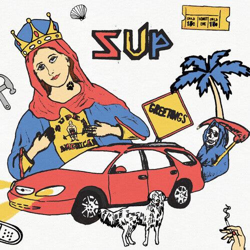 Super American- SUP - Half Red / Half Blue [ VINYL LP ]