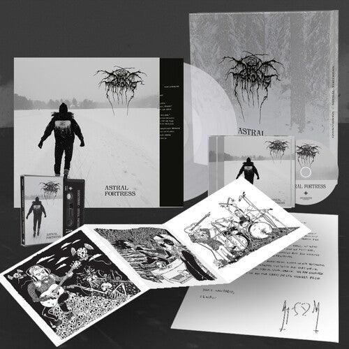 Darkthrone- Astral Fortress - Peaceville Store Exclusive Deluxe Edition, 140gm Clear Vinyl/CD/Cassette/A4 Letter/Art Prints [ VINYL LP ]