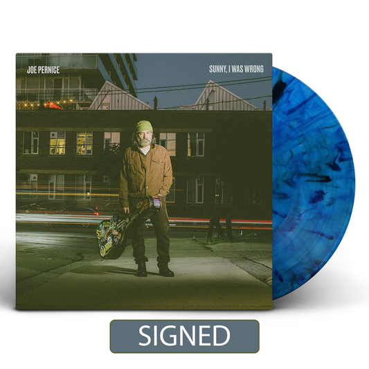 Joe Pernice- Sunny, I Was Wrong [Autographed Indie Exclusive Blue and Black Splatter] [ VINYL LP ]