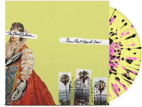 The Blood Brothers- Burn, Piano Island, Burn (Deluxe Ed.) Yellow w/Pink & Black Splatter [ VINYL LP ]