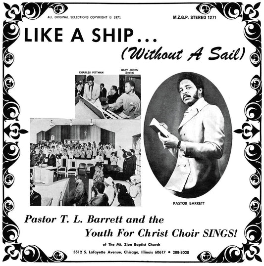 Pastor Barrett  T.L. / Youth For Christ Choir- Like A Ship (Without A Sail) [ VINYL LP ]
