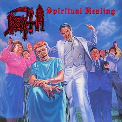 Death- Spiritual Healing (Red, Cyan Blue and Black Tri Color Merge with Splatter) [ VINYL LP ]