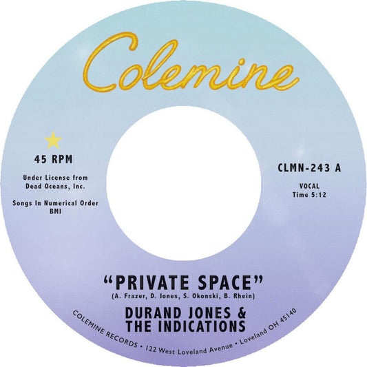 Durand Jones  & The Indications- Private Space / Sea Of Love [ VINYL LP ]