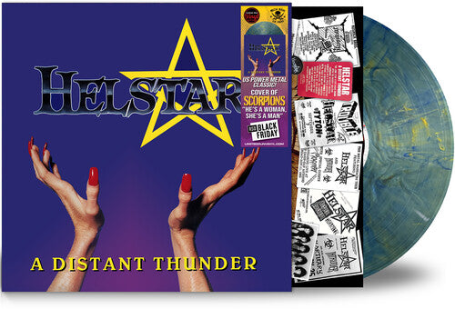 Helstar- Distant Thunder - Electric-Ocean (Colored Vinyl, Blue) [ VINYL LP ]