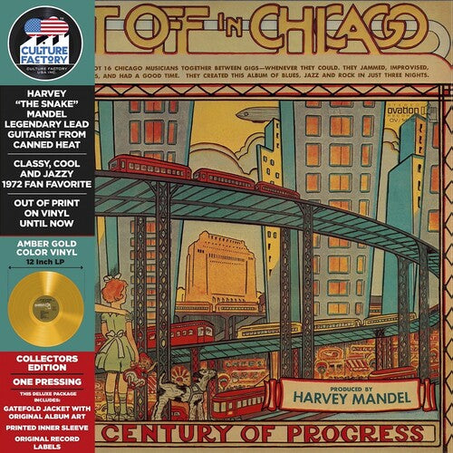 Harvey Mandel- Get Off in Chicago - Yellow/Gold [ VINYL LP ]