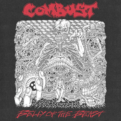 Combust- Belly of the Beast (Clear w/Black & Red Splatter Vinyl) [ VINYL LP ]