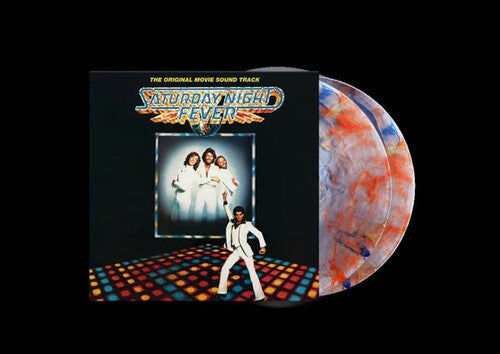 Bee Gees- Saturday Night Fever (Original Soundtrack) - Limited Red, Orange & Blue Marble Colored Vinyl (Import) [ VINYL LP ]