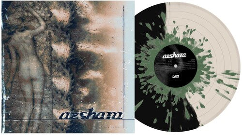 Azshara- Ashen Skies - Half Black/Half Bone w/ Army Green Splatter [ VINYL LP ]