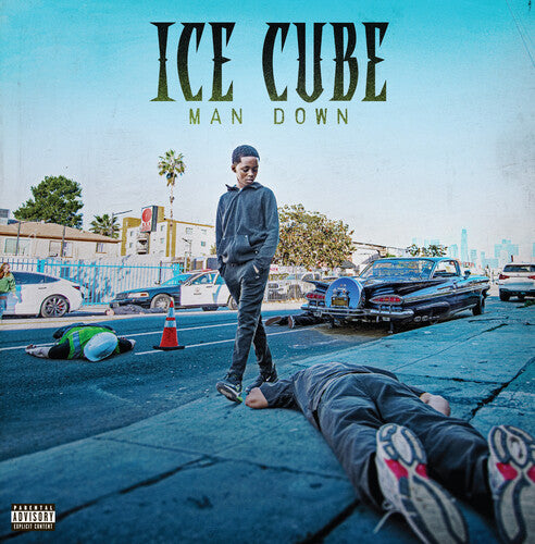 Ice Cube- Man Down - Limited Deluxe Edition Blue With White Marble Vinyl (Indie Exclusive Vinyl) [ VINYL LP ]