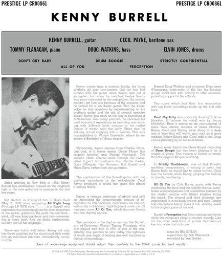 Kenny Burrell- Kenny Burrell (Original Jazz Classics Series) [ VINYL LP ]