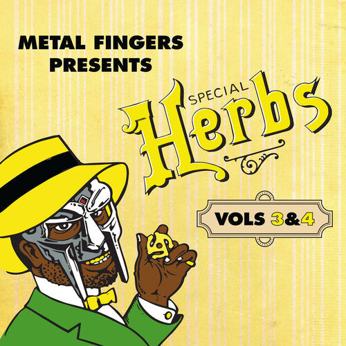 MF Doom- Metal Fingers Presents: Special Herbs Vol. 3 & 4 - Yellow Vinyl [ VINYL LP ]