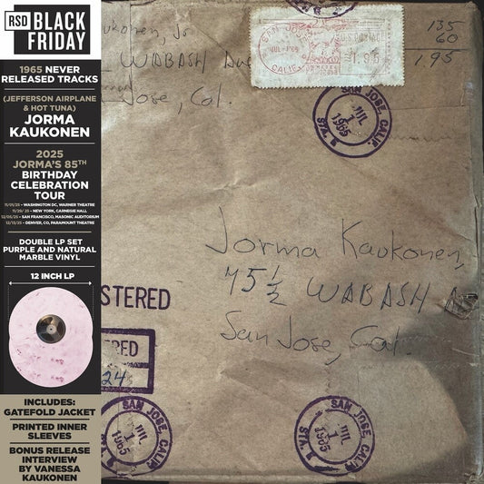 Jorma Kaukonen- Wabash Avenue: 1965 Never Released Tracks [RSD Black Friday 2025] [ VINYL LP ]
