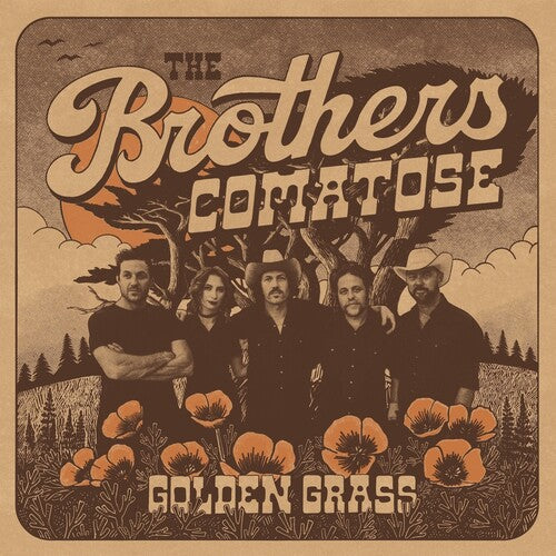 The Brothers Comatose- Golden Grass - Splattered Orange & Blue [ VINYL LP ]