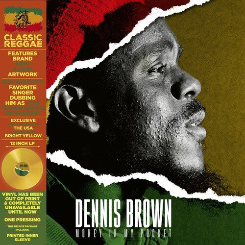 Dennis Brown- Money in My Pocket - Yellow [ VINYL LP ]