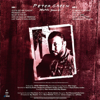 Peter Green- Whatcha Gonna Do - Limited Splatter Green Vinyl [ VINYL LP ]