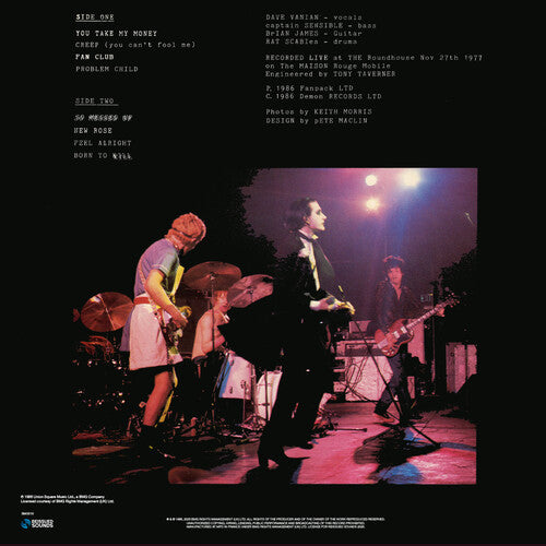 The Damned- Not The Captain's Birthday Party - Limited Splatter Green Vinyl [ VINYL LP ]