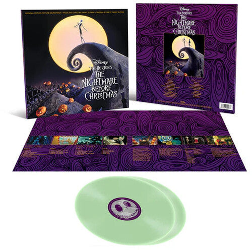 Danny Elfman- Nightmare Before Christmas (Original Soundtrack) - Limited 'Glow In The Dark' Colored Vinyl [Import] (Limited Edition, Colored Vinyl, United Kingdom - Import) [ VINYL LP ]