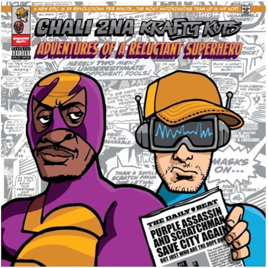 Chali 2na / Krafty Kuts- Adventures Of A Reluctant Superhero [Indie Exclusive] [Colored Vinyl] [ VINYL LP ]