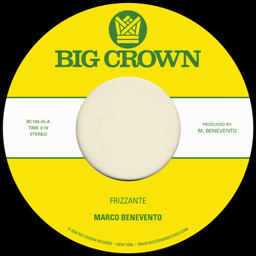 Marco Benevento- Frizzante B/ W Turandot [ VINYL LP ]