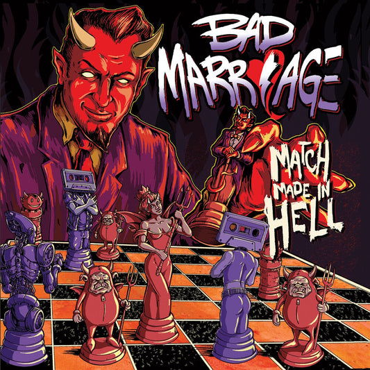 Bad Marriage- Match Made In Hell - Blood Moon [Colored Vinyl] (Gate) [ VINYL LP ]