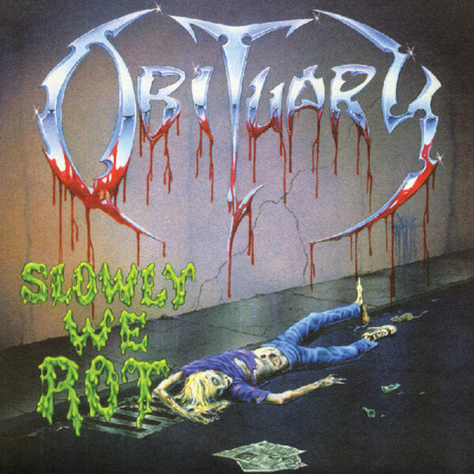 Obituary- Slowly We Rot (Bonus Tracks) (Corpse Blue w/ Blood Splatter Vinyl) [ VINYL LP ]