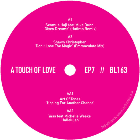Touch of Love EP 7 / Various- A Touch Of Love EP 7 (Various Artists) [ VINYL LP ]