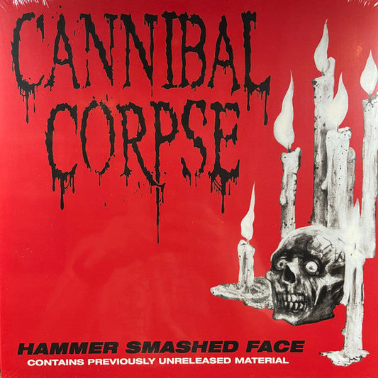 Cannibal Corpse- Hammer Smashed Face - Clear & Red Splatter Vinyl [ VINYL LP ]