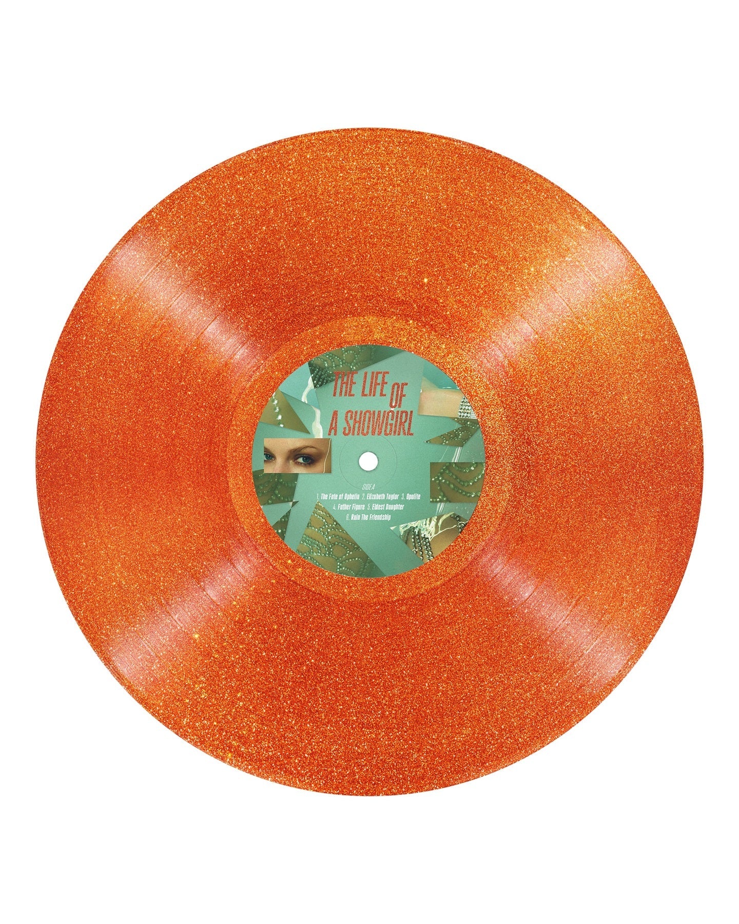 Taylor Swift- The Life of a Showgirl [Sweat and Vanilla Perfume Portofino Orange Glitter Vinyl] (DAMAGED) [ VINYL LP ]