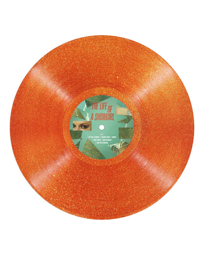 Taylor Swift- The Life of a Showgirl [Sweat and Vanilla Perfume Portofino Orange Glitter Vinyl] (DAMAGED) [ VINYL LP ]