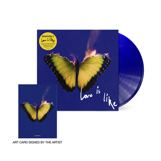 Maroon 5- Love Is Like (Indie Exclusive Vinyl) (Blue Vinyl, Signed Insert) (SEAM SPLIT) (DAMAGED) [ VINYL LP ]