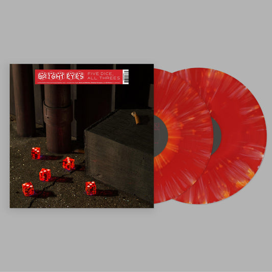 Bright Eyes- Five Dice, All Threes (Red & Orange Splatter 2LP) [ VINYL LP ]