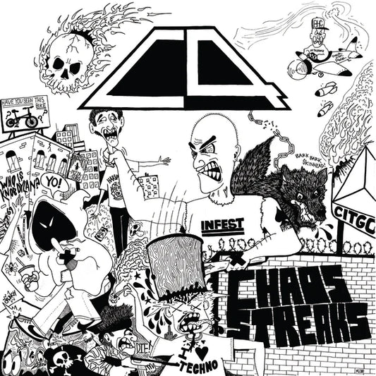 C4- Chaos Streaks (Gusher Poop w/ Corn Kernel Splatter Vinyl) [ VINYL LP ]