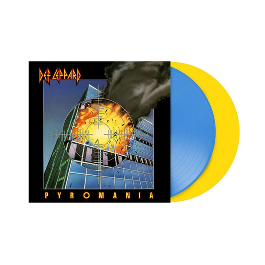 Def Leppard- Pyromania: 40th Anniversary - Limited Blue & Yellow Colored Vinyl [ VINYL LP ]